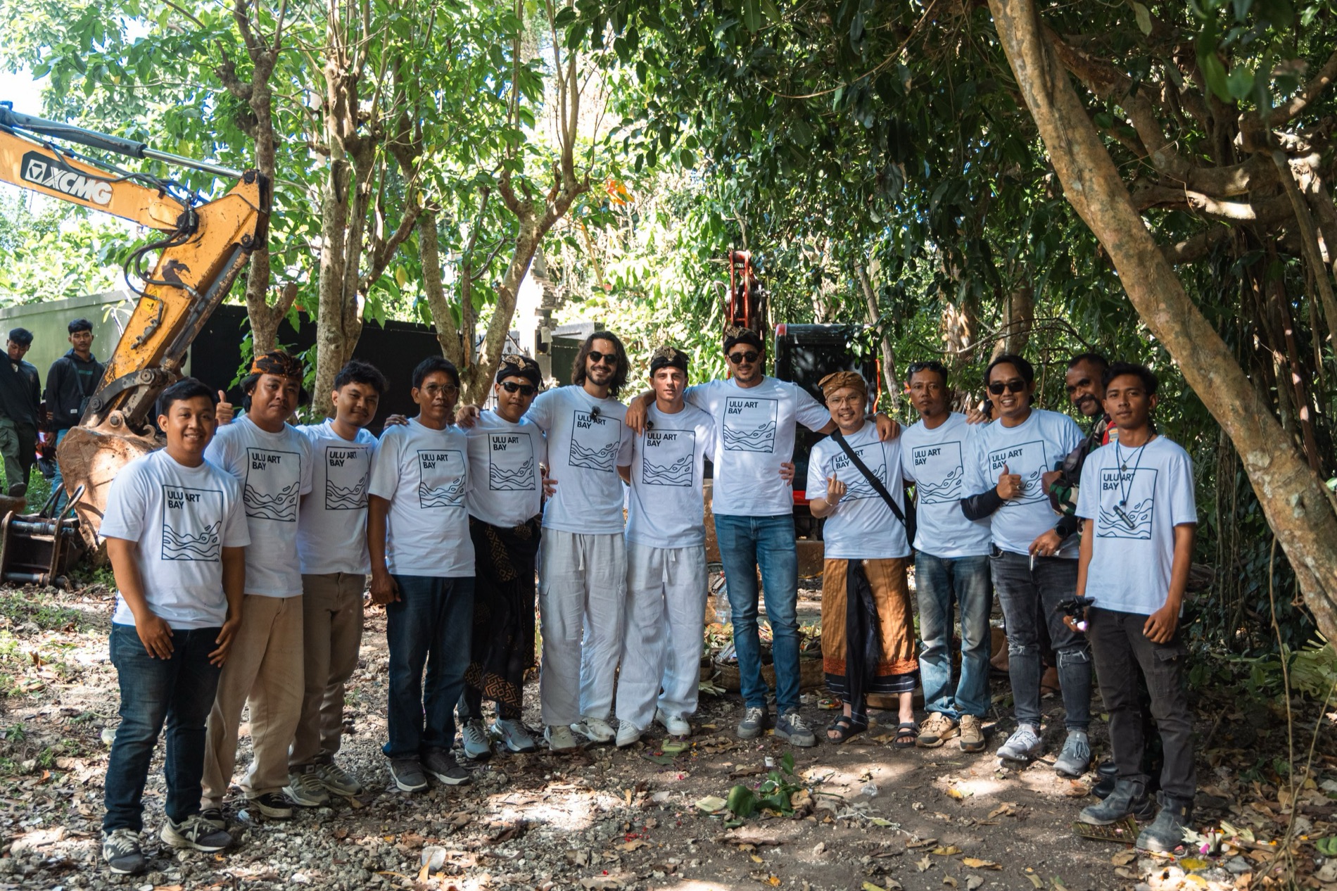 The Lexio and Art Villas Bali team at the Ulu Art Bay groundbreaking